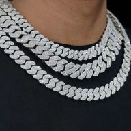 Hot Sale Rise up Moissanite Chain Pass Diamond Tester Diamonds 925 Sterling Silver Gold Plated Cuban Link Chain