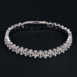 Luxury Small Size Cross Cuban Link Chain Sterling Silver 925 Moissanite Cross Bracelets Hip Hop Men's Jewelry