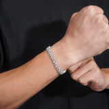 Pass Diamond Tester Silver 925 Gold Plated Hip Hop Jewelry Custom VVS Moissanite Cuban Link Chain Cross Bracelet