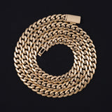 Plain Cuban Necklace Unisex Necklace Jewelry 8MM 22" 68.4 Gram 10K Solid Real Gold Cuban Link Chain