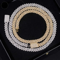 Factory Price 10mm Width 2Rows 925 Solid Silver Iced Out GRA