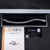 Pass Diamond Tester Silver 925 Gold Plated Hip Hop Jewelry Custom VVS Moissanite Cuban Link Chain Cross Bracelet