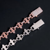 New Arrivals Fashion Infinity Hip Hop Top Quality VVS Moissanite 925 Silver Iced Out Bracelets