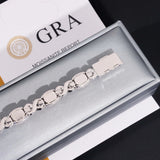 Hot Selling 925 Sterling Silver Hip Hop Iced Out Infinity Eye Moissante Cuban Link Bracelet
