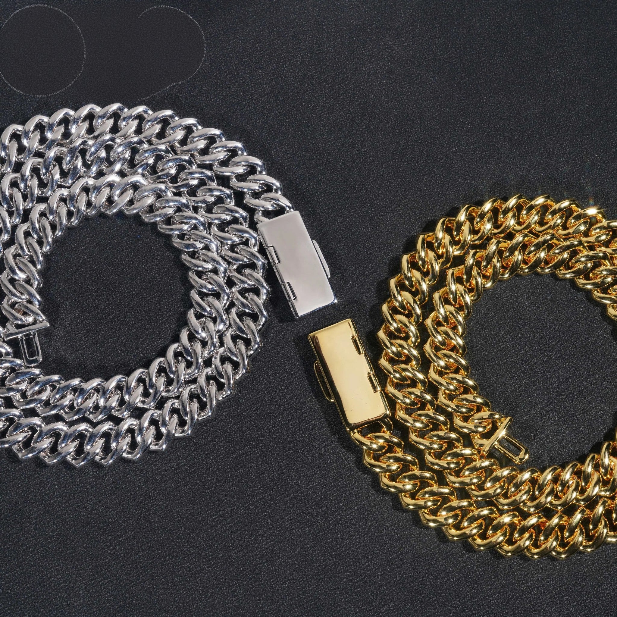 RTS Promotion Price 12MM Gold Plated 925 Sterling Silver VVS Moissanite Hip Hop Jewelry Iced Out Cuban Link Chain Necklace