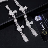 Pass Diamond Tester Silver 925 Gold Plated Hip Hop Jewelry Custom Mens Cross Mix Ball VVS Moissanite Cuban Link Bracelets