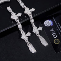 Pass Diamond Tester Silver 925 Gold Plated Hip Hop Jewelry Custom Mens Cross Mix Ball VVS Moissanite Cuban Link Bracelets